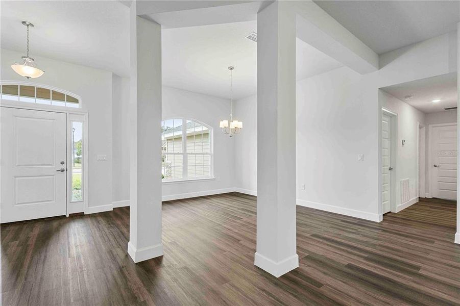 Spacious, unfurnished interior of a new home in The Preserve at Laurel Lake, Lake City (Image 26).