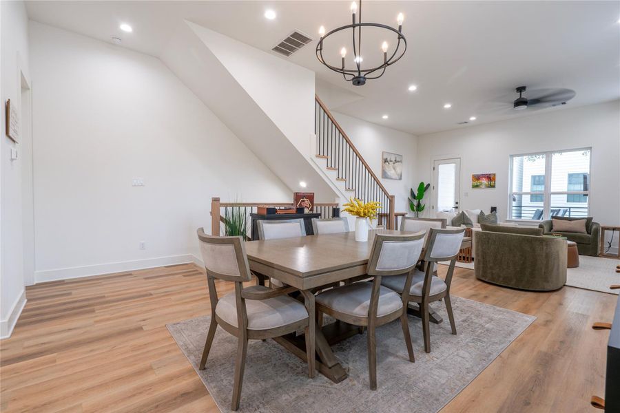 Furnished interior view inside a new home in , Houston (Image 25). Furnished interior view inside a new home in , Houston (Image 25).