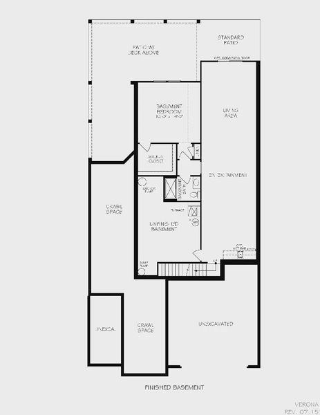 2D floor plan layout for the Finished Basement by Epcon Communities in The Courtyards at Lake Davidson, Mooresville, NC (Image 35). 2D floor plan layout for the Finished Basement by Epcon Communities in The Courtyards at Lake Davidson, Mooresville, NC (Image 35).