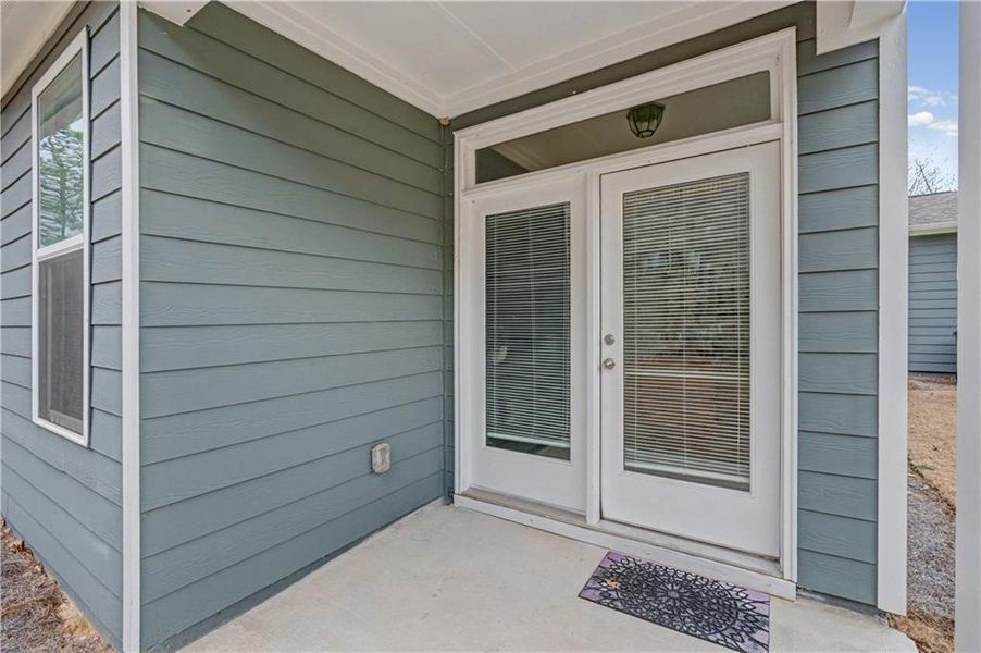 Exterior details and patio area of a home in , Cartersville (Image 3).