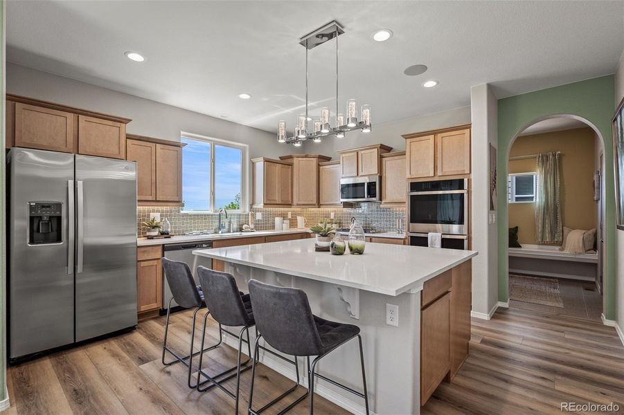 Furnished interior view inside a new home in , Colorado Springs (Image 17).