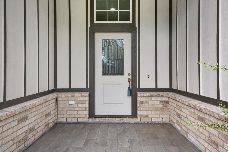 Exterior details and patio area of a home in , Houston (Image 17). Exterior details and patio area of a home in , Houston (Image 17).