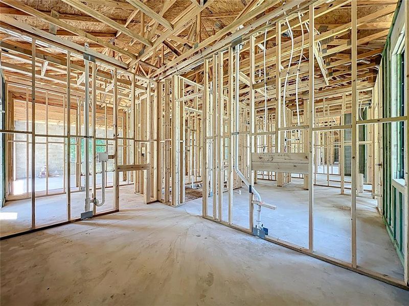 In-progress construction of a new home in , Oviedo, FL (Image 46).