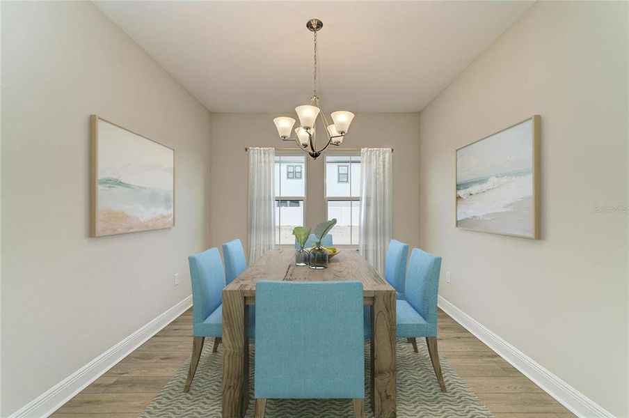 Furnished interior view inside a new home in Caldera, Spring Hill (Image 5).