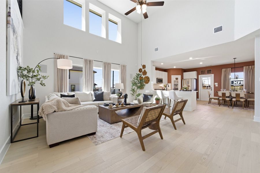 Furnished interior view inside a new home in Infinity Square, Kyle (Image 34).