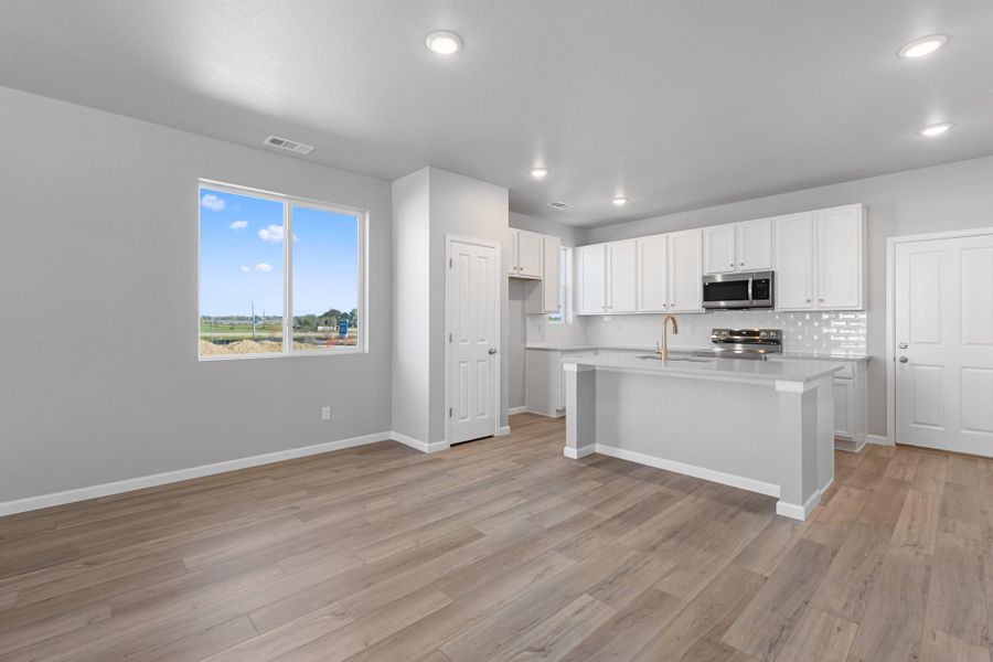 Furnished interior view inside a new home in Spring Valley, Longmont (Image 6).