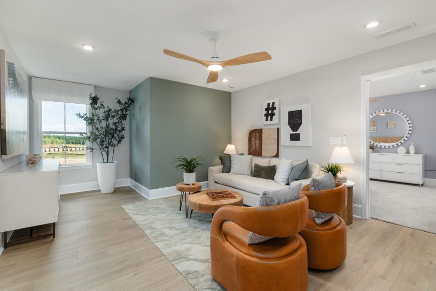 Representative furnished interior of a home built from the Continental by Pulte Homes in Mailman Post, Knightdale (Image 7).