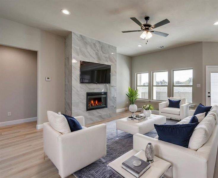 Furnished interior view inside a new home in , Palmer (Image 5).