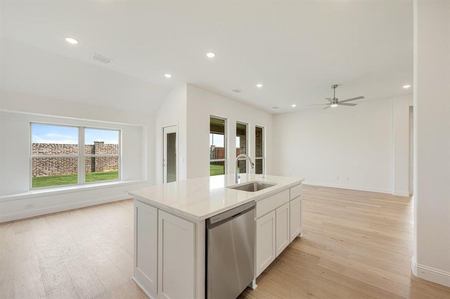 Furnished interior view inside a new home in Hunters Ridge, Crowley (Image 15). Furnished interior view inside a new home in Hunters Ridge, Crowley (Image 15).