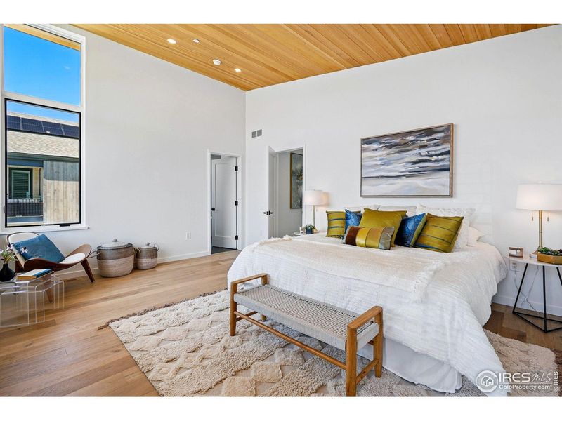 Furnished interior view inside a new home in , Boulder (Image 33).