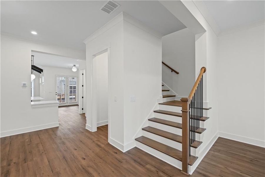 Spacious, unfurnished interior of a new home in Devin's Shire - A Kennesaw Tradition, Kennesaw (Image 30).