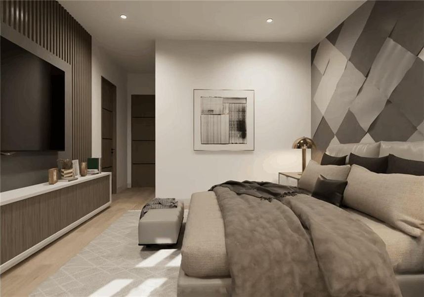 Furnished interior view inside a new home in , Fairburn (Image 13).