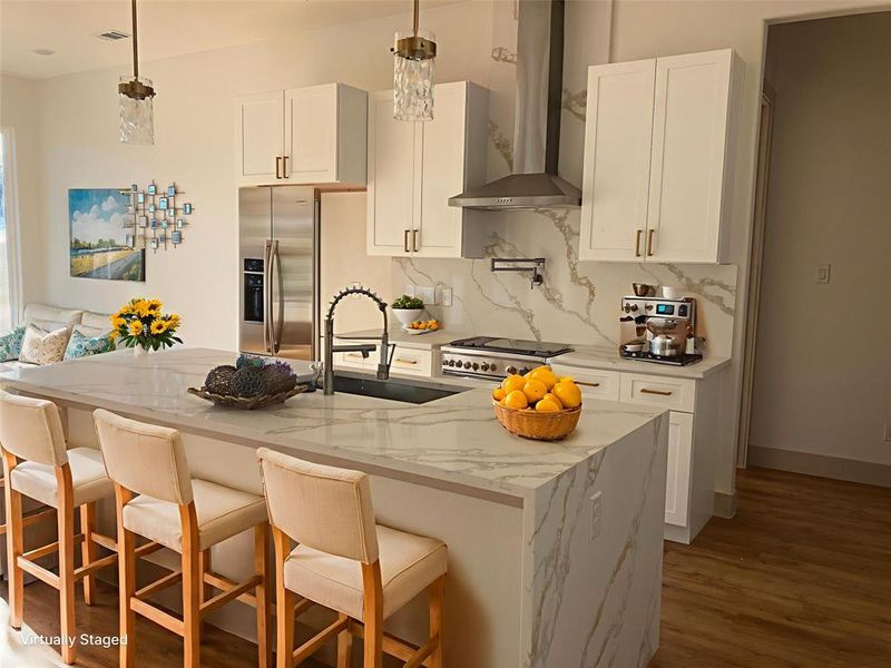 Furnished interior view inside a new home in , Whitney (Image 8).