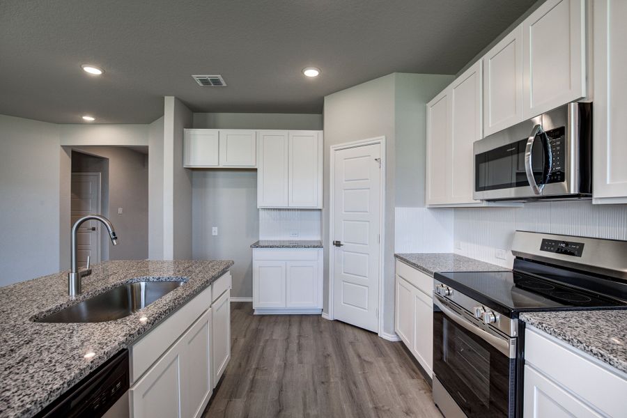 Representative furnished interior of a home built from the The Asheville I by Davidson Homes LLC in Bricewood, San Antonio (Image 6).