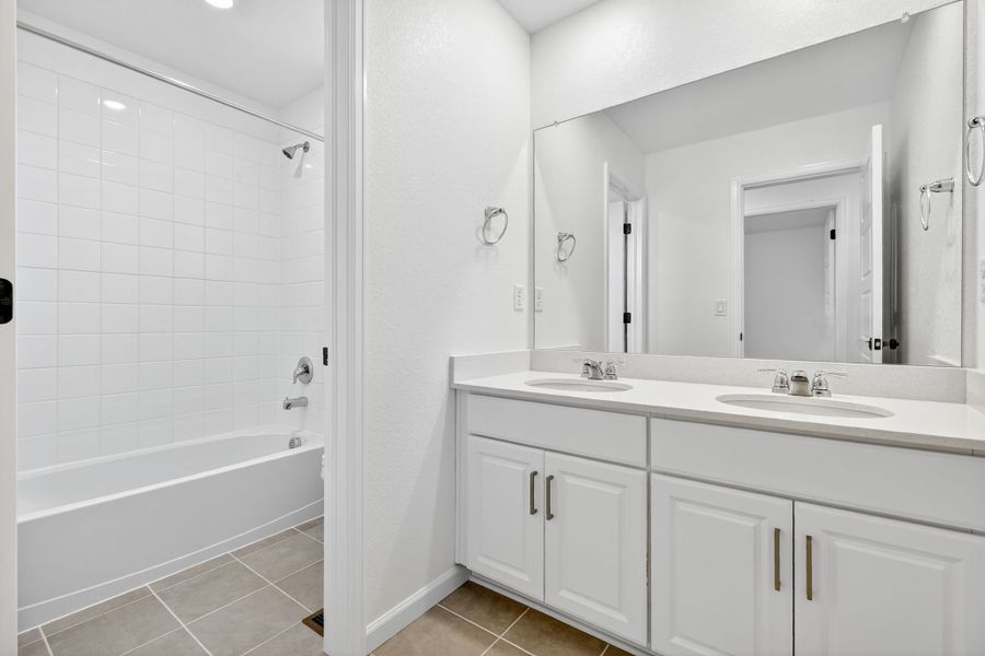 Furnished interior view inside a new home in Parterre Horizon Collection, Thornton (Image 7).