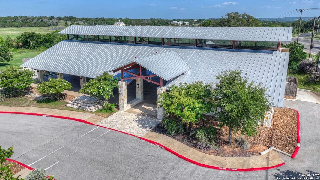 Front exterior of a new home in Sonoma Oaks, Fredericksburg, TX, highlighting curb appeal (Image 5).