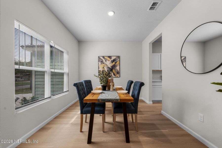 Furnished interior view inside a new home in , Jacksonville (Image 10).