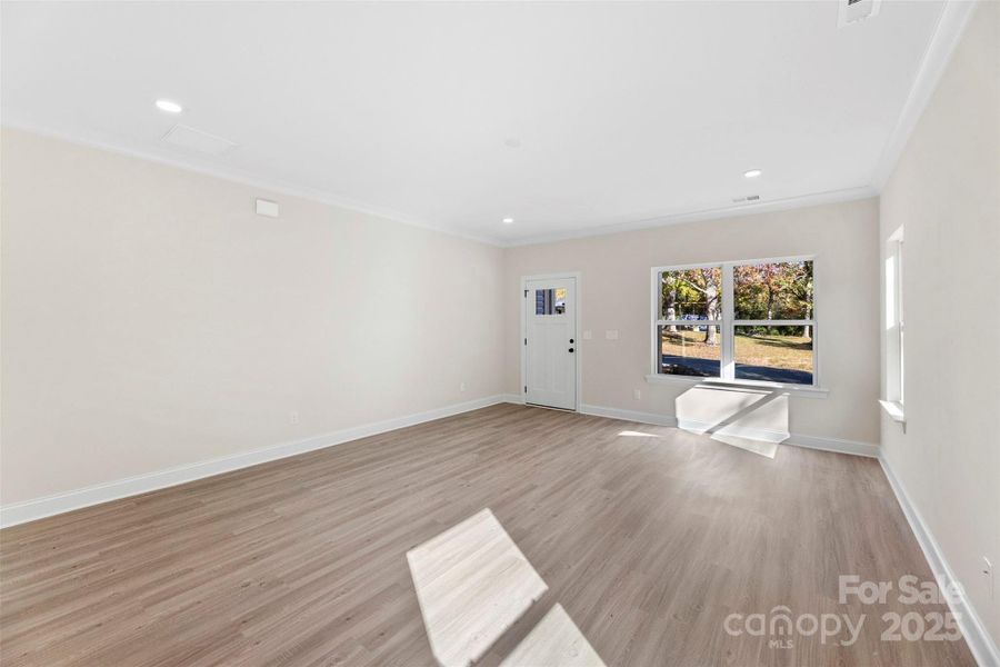 Spacious, unfurnished interior of a new home in , Huntersville (Image 25).