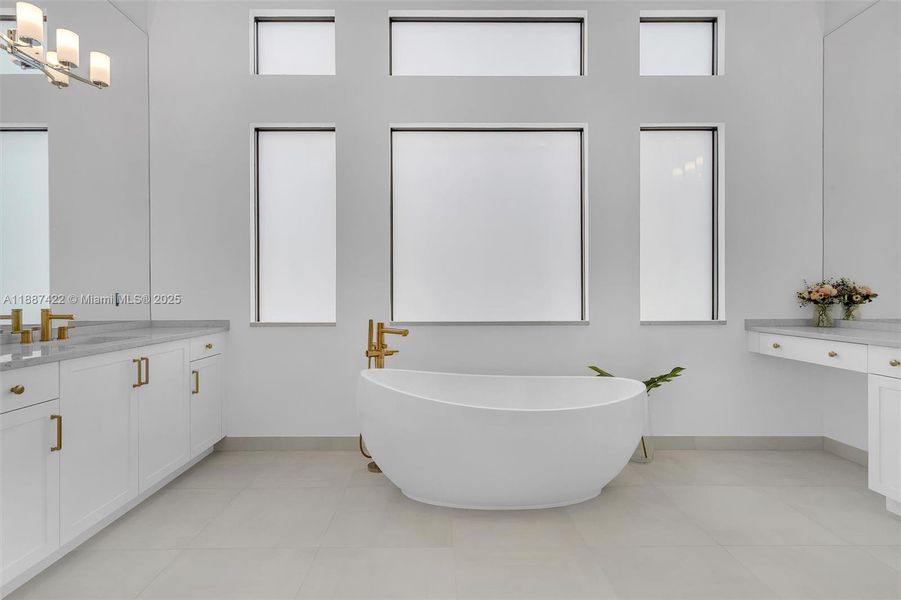 Furnished interior view inside a new home in , Boca Raton (Image 16). Furnished interior view inside a new home in , Boca Raton (Image 16).