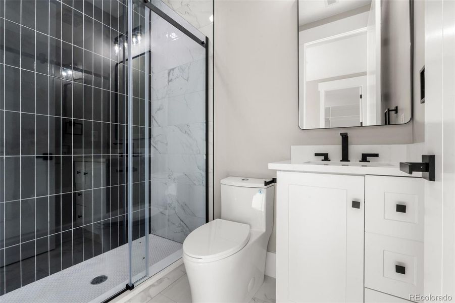 Furnished interior view inside a new home in , Centennial (Image 15).