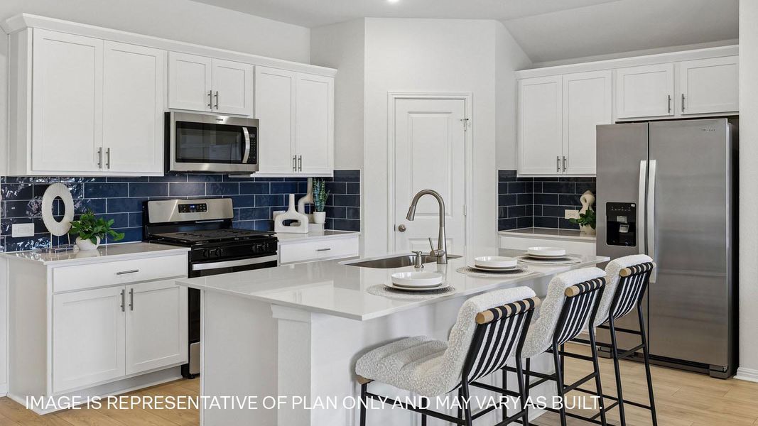 Furnished interior view inside a new home in Bar W Ranch, Leander (Image 28).