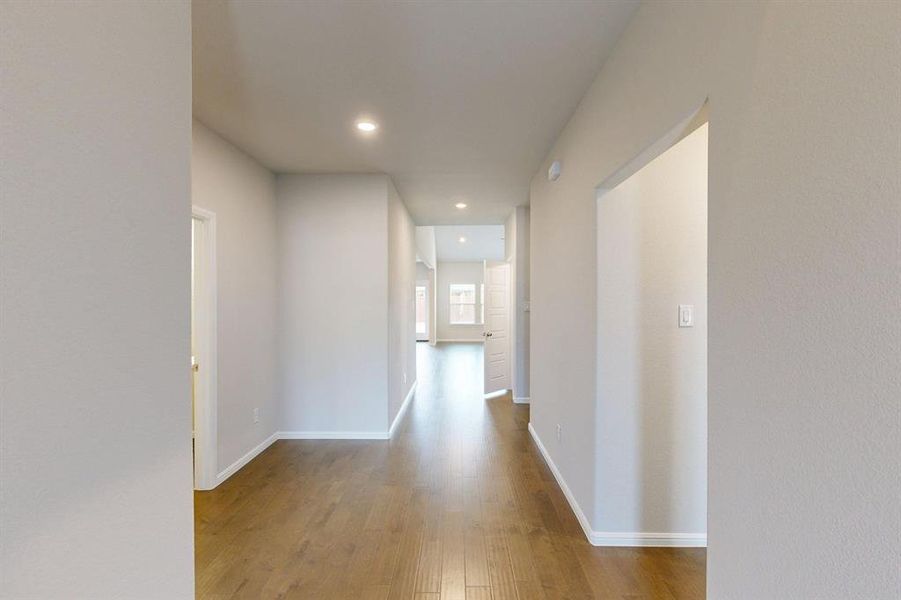 Spacious, unfurnished interior of a new home in The Preserve, Justin (Image 33).