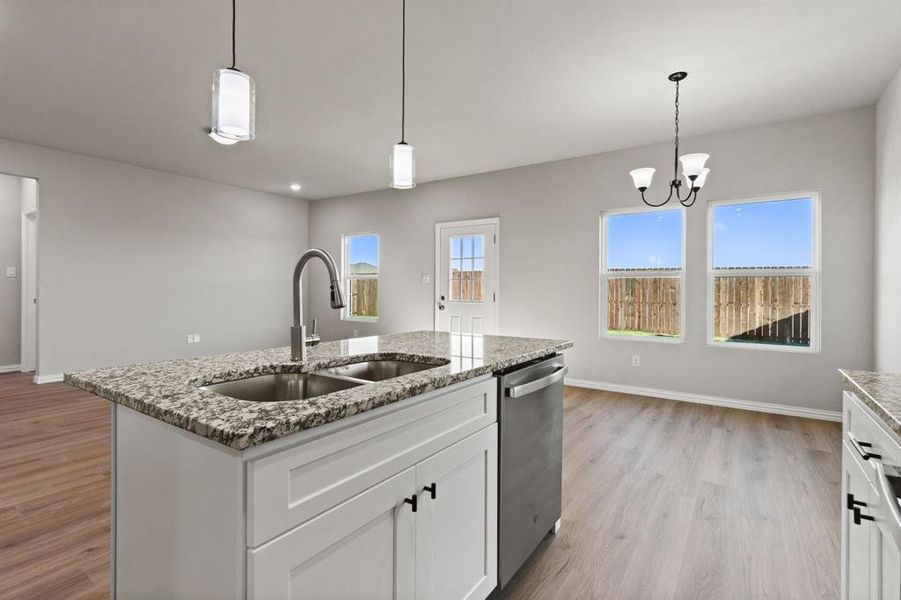 Furnished interior view inside a new home in Trails of Fossil Creek, Fort Worth (Image 13). Furnished interior view inside a new home in Trails of Fossil Creek, Fort Worth (Image 13).