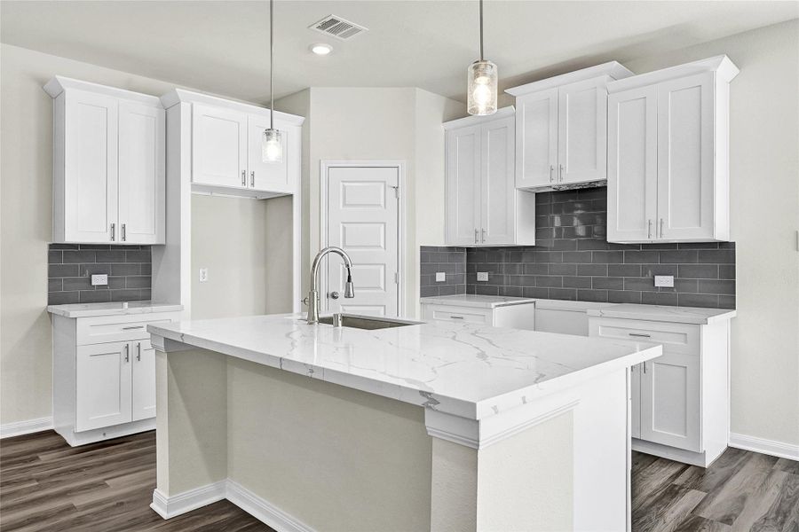Furnished interior view inside a new home in Aldine Pines, Houston (Image 7).