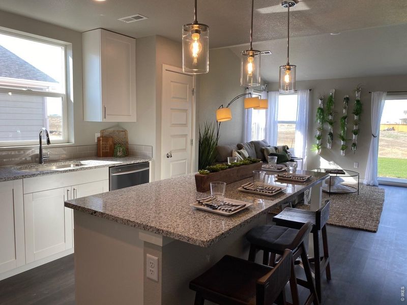 Furnished interior view inside a new home in Granary, Johnstown (Image 10).