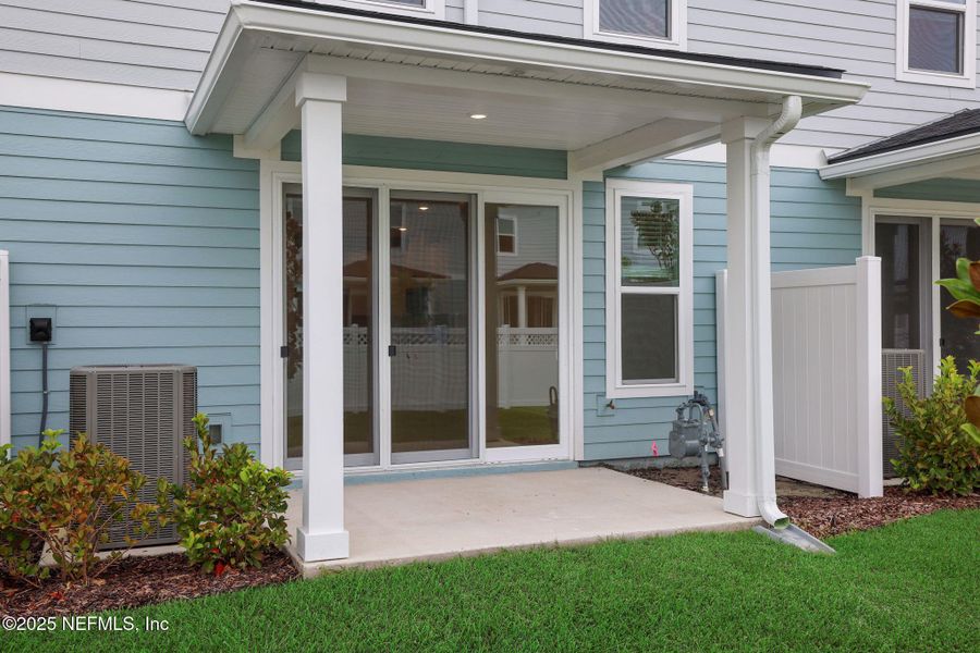 Exterior details and patio area of a home in , St. Augustine (Image 18). Exterior details and patio area of a home in , St. Augustine (Image 18).