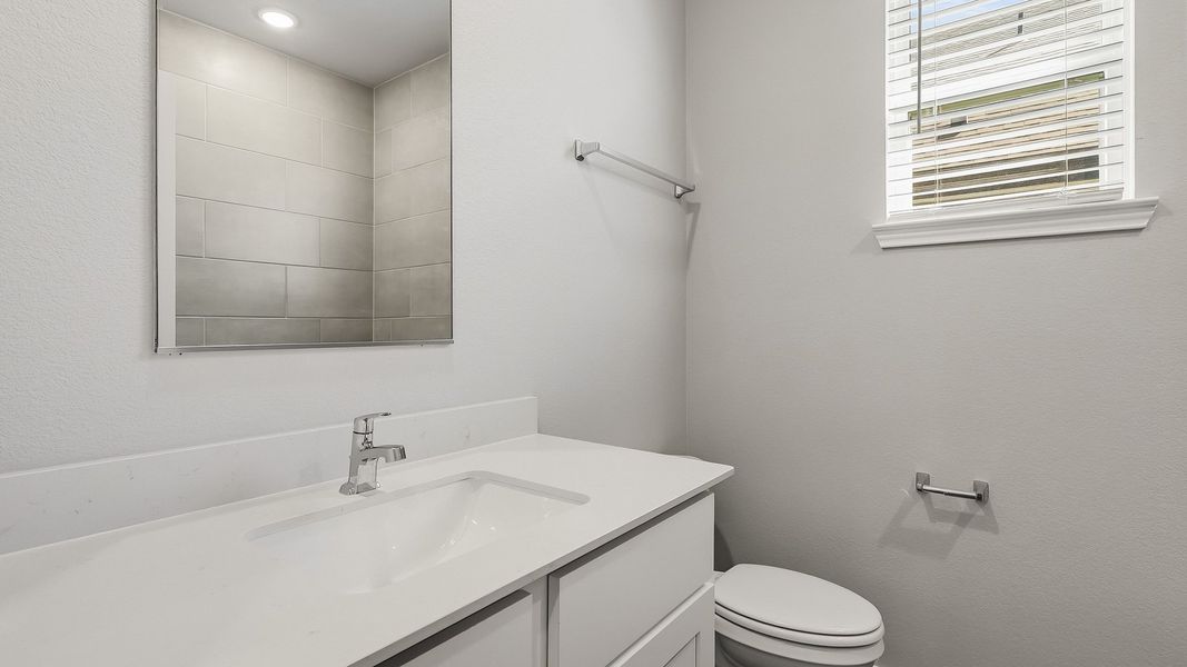 Secondary bathroom