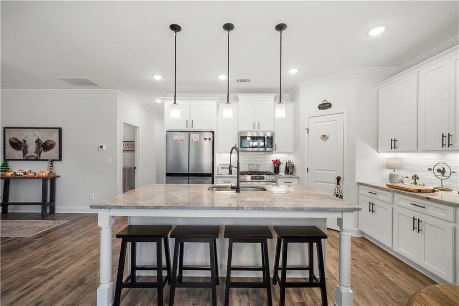 Furnished interior view inside a new home in , Dawsonville (Image 13). Furnished interior view inside a new home in , Dawsonville (Image 13).