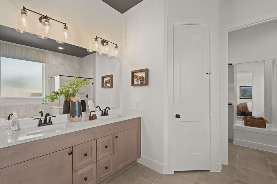 Representative furnished interior of a home built from the Sunnyside by Chesmar Homes in The Trails, New Caney (Image 10).