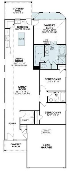 2D floor plan layout of this home in Sorella, Tomball, TX (Image 4). 2D floor plan layout of this home in Sorella, Tomball, TX (Image 4).