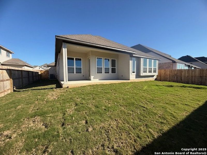 Exterior details and patio area of a home in Megan's Landing 50', Castroville (Image 3).