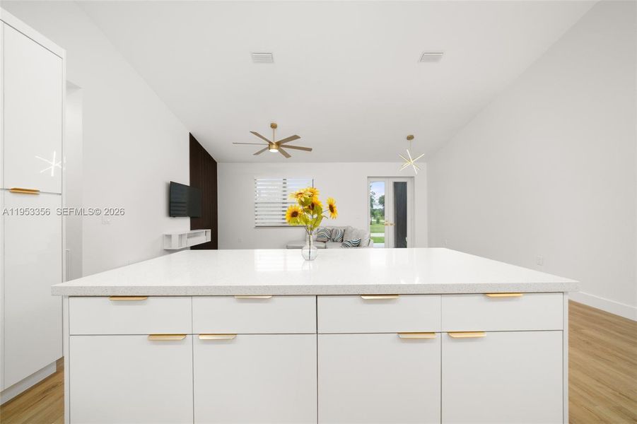 Furnished interior view inside a new home in , Sebring (Image 30).