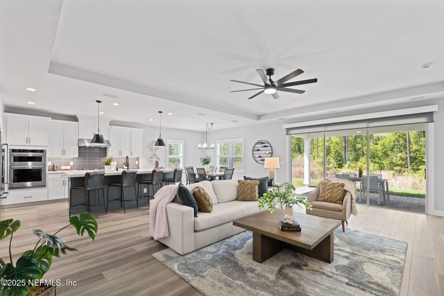 Furnished interior view inside a new home in , St. Augustine (Image 61).