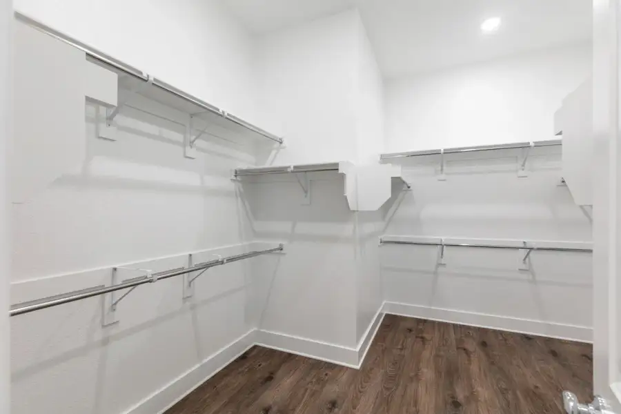 Representative Primary Closet - some options shown Representative Primary Closet - some options shown