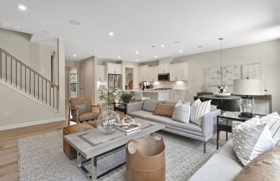 Furnished interior view inside a new home in Oakleaf Chase, Blythewood (Image 3).