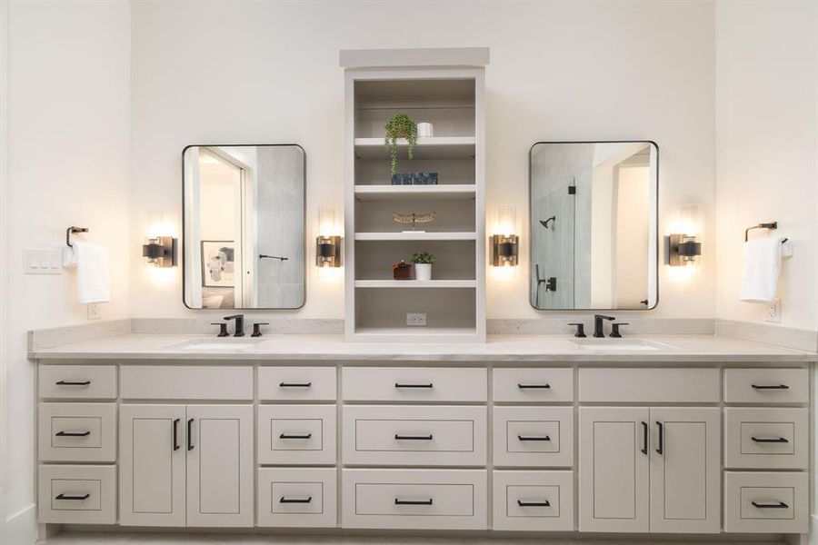 Furnished interior view inside a new home in Dove Station, Grapevine (Image 29).