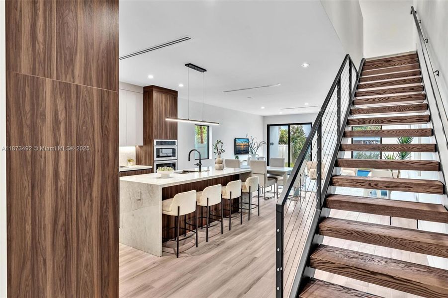 Furnished interior view inside a new home in , Miami (Image 34). Furnished interior view inside a new home in , Miami (Image 34).