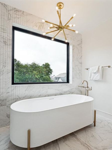 Furnished interior view inside a new home in , Dallas (Image 15).