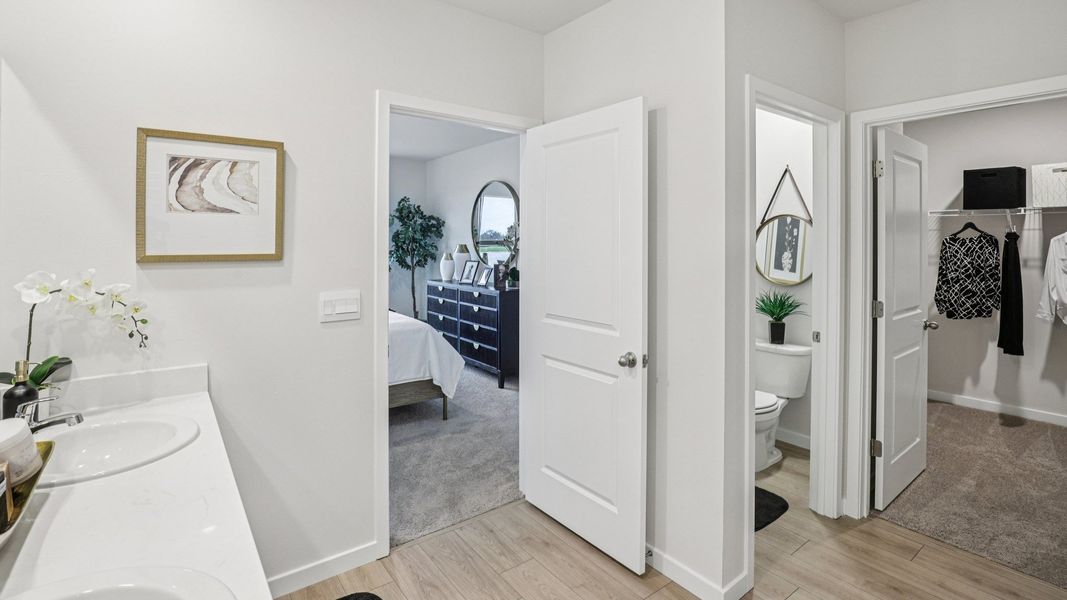 Furnished interior view inside a new home in Magnolia Landing Express, Fort Myers (Image 29).