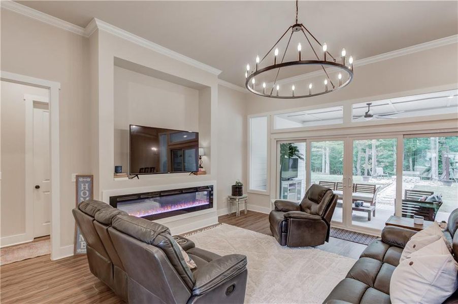 Furnished interior view inside a new home in , Social Circle (Image 20). Furnished interior view inside a new home in , Social Circle (Image 20).