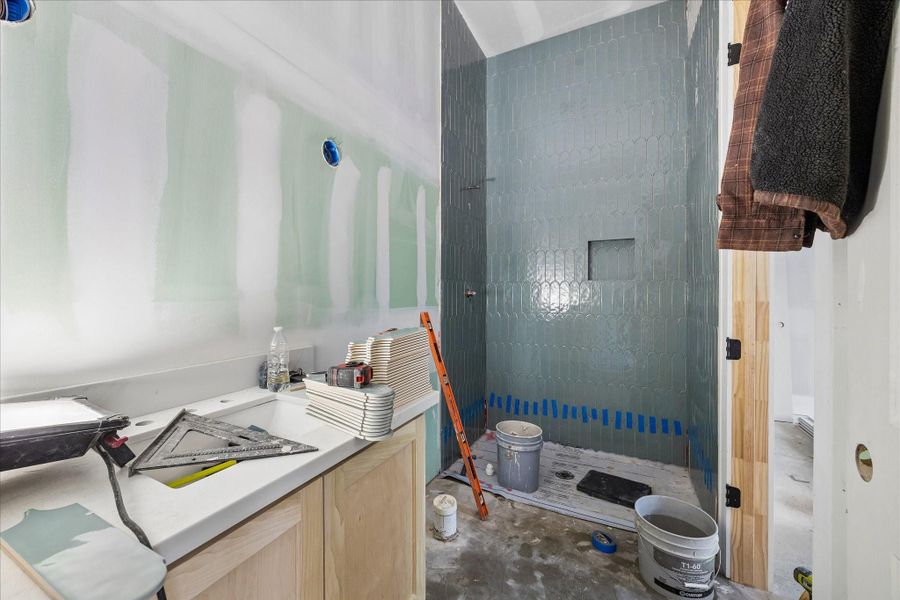 In-progress construction of a new home in , Houston, TX (Image 17).