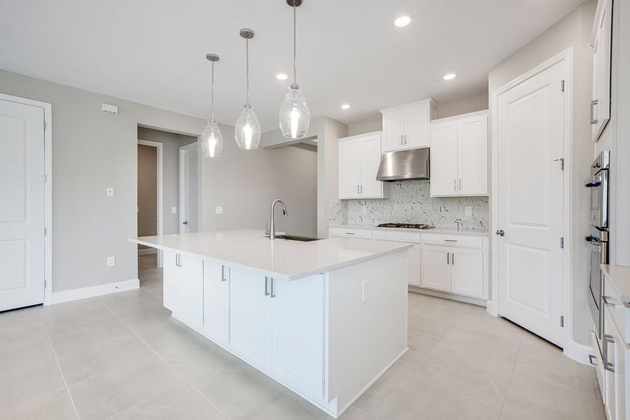 Furnished interior view inside a new home in Indigo Creek, Apollo Beach (Image 4).
