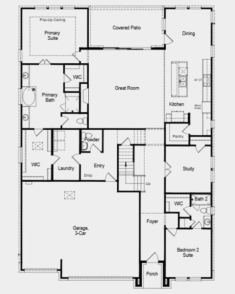 Additional Highlights Include: Rectangle bathtub at hall bath, 8' interior doors on second floor, pre-plumb for future outdoor sink, island wrap, pendant lights over kitchen island, and standard railing in place of half walls. Additional Highlights Include: Rectangle bathtub at hall bath, 8' interior doors on second floor, pre-plumb for future outdoor sink, island wrap, pendant lights over kitchen island, and standard railing in place of half walls.