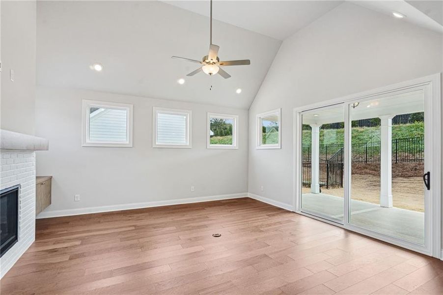Spacious, unfurnished interior of a new home in Promenade at Sawnee Village, Cumming (Image 7).