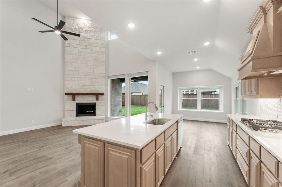Furnished interior view inside a new home in Waterscape Classic 50s, Royse City (Image 14). Furnished interior view inside a new home in Waterscape Classic 50s, Royse City (Image 14).