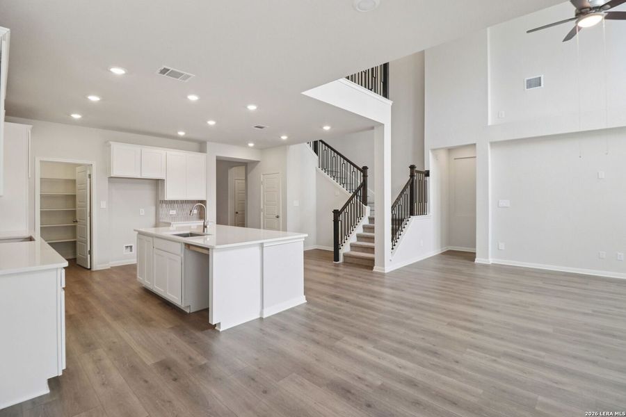 Furnished interior view inside a new home in Fox Falls, Boerne (Image 18). Furnished interior view inside a new home in Fox Falls, Boerne (Image 18).